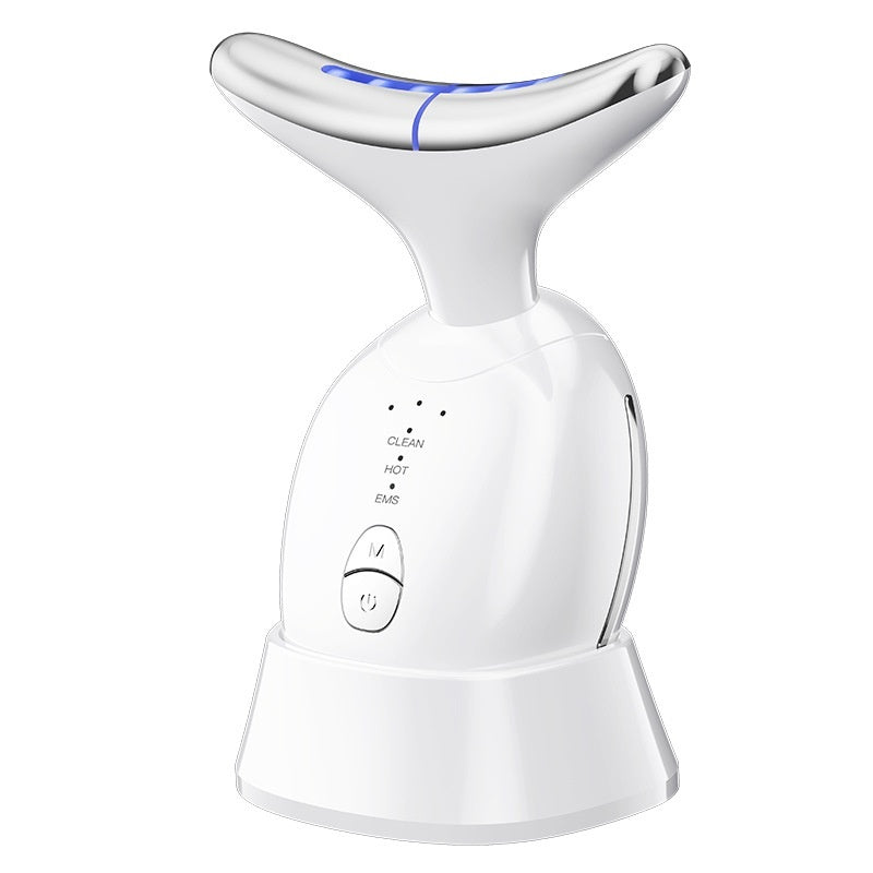Color Light Skincare Neck And Face Dual-use Lifting And Firming Home Massage Device