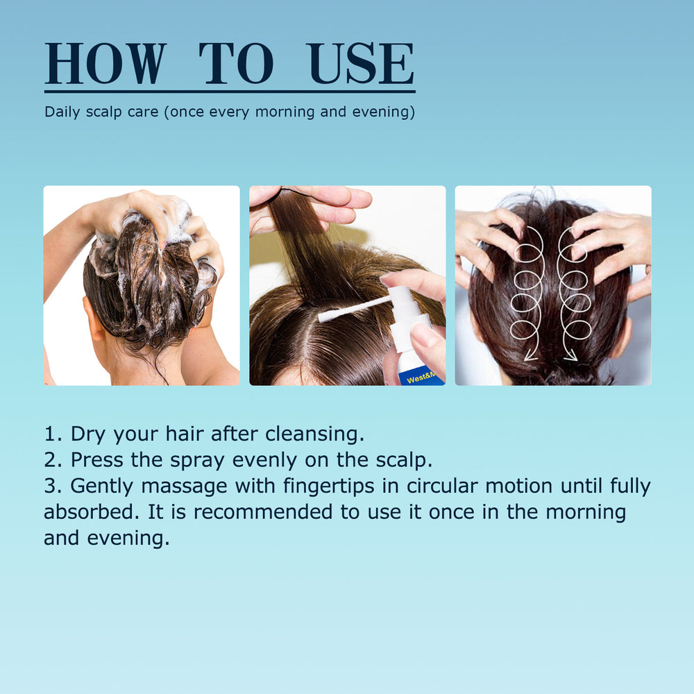 Hair Care Hair Follicle Damage Hair Root Care Spray